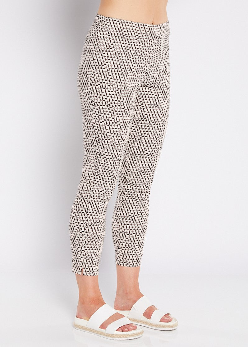 Philosophy    "Easy Pant"    Beige Bullet Print   -   Sizes: 10 12 14