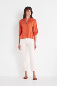 Verge "Eliza Shirt" Orange- Sizes: S M L