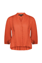 Load image into Gallery viewer, SALE  Verge   &quot;Eliza Shirt&quot;   Orange  -  Sizes: S