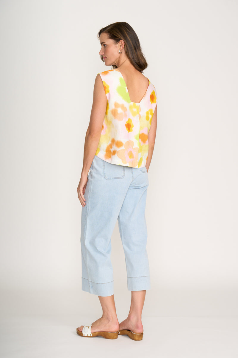 SALE  Foil "Its Only Natural" Posh Petal Print Top - Sizes: 8
