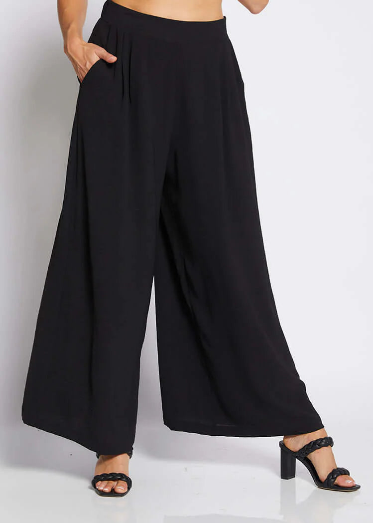 Philosophy "Franco" Ultra-Wide Leg Pant - Black - Sizes: 10 12 14 16