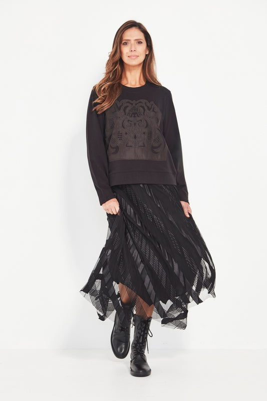 Verge "Emily Skirt" - Black - Sizes: 8 10 14 16