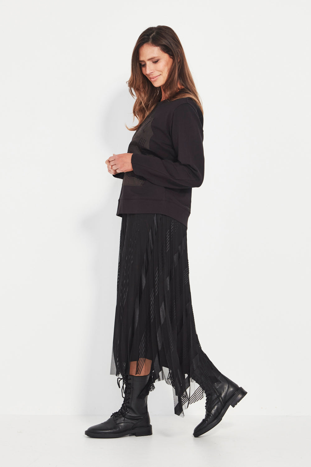 Verge "Emily Skirt" - Black - Sizes: 8 10 12 14 16