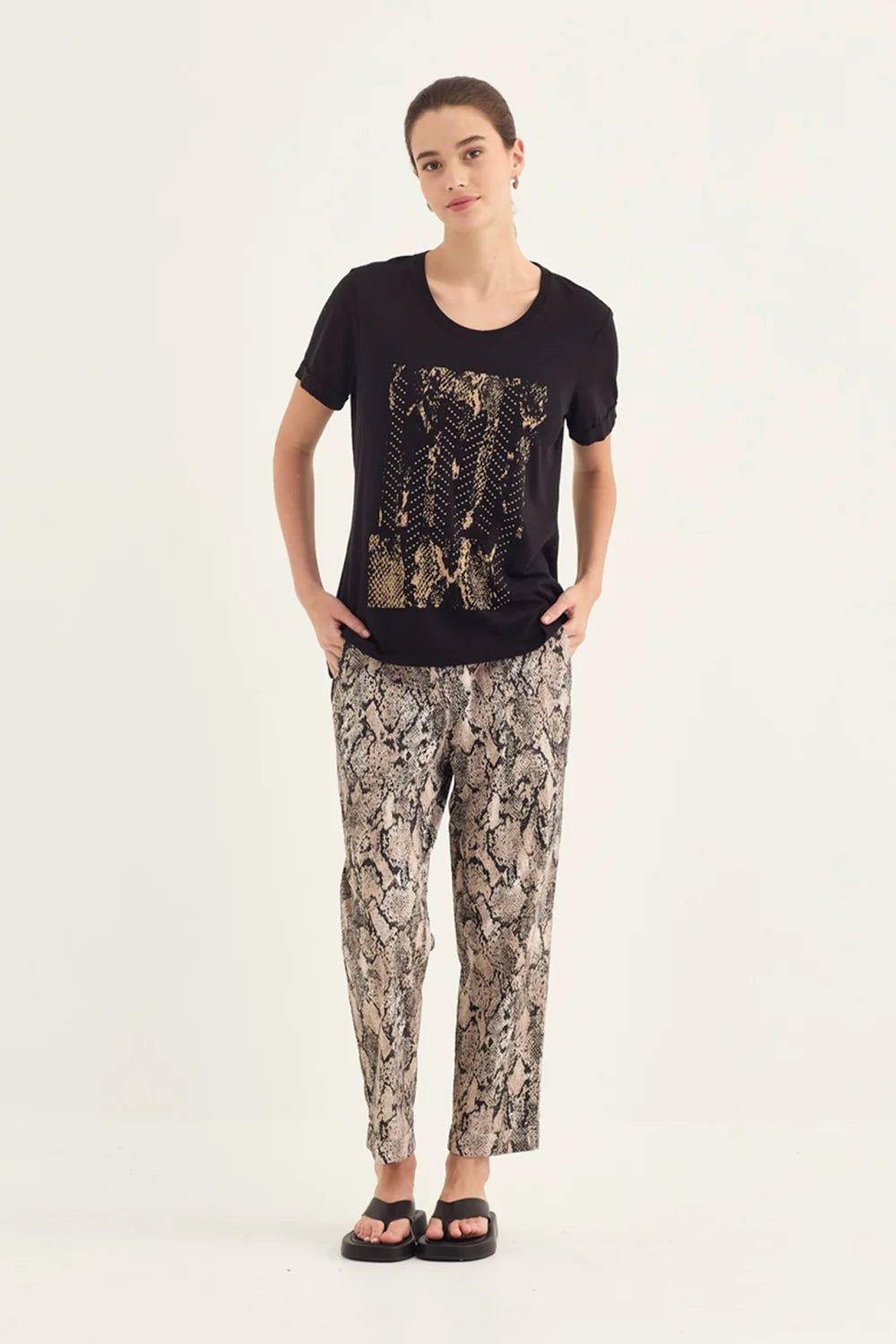 Verge "Serpent Print Essex Pant" - Sizes: 10 14 16