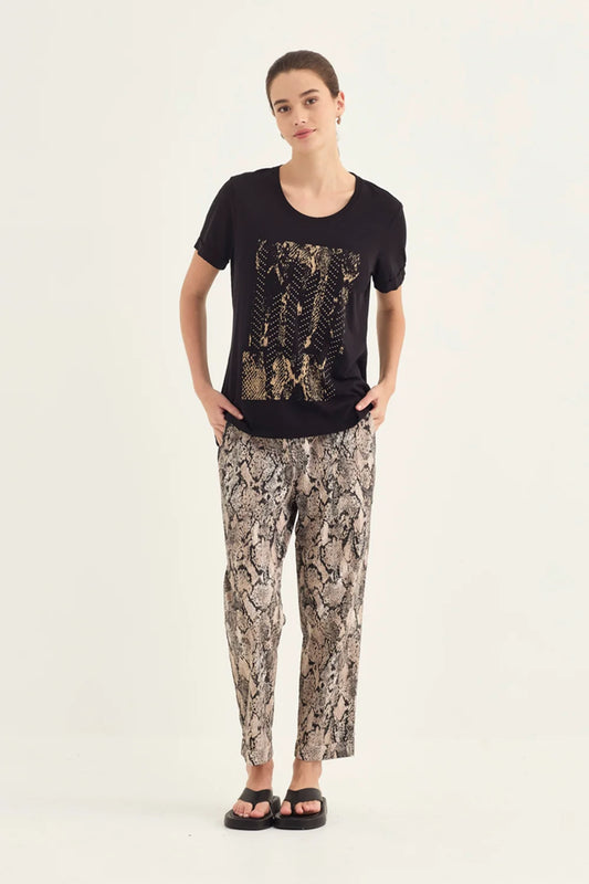 Verge "Serpent Print Essex Pant" - Sizes: 10 14 16
