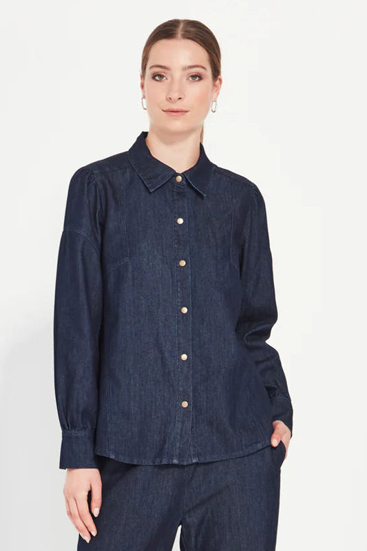 Verge "Hudson Shirt" - Dark Denim - Sizes: M L XL XXL