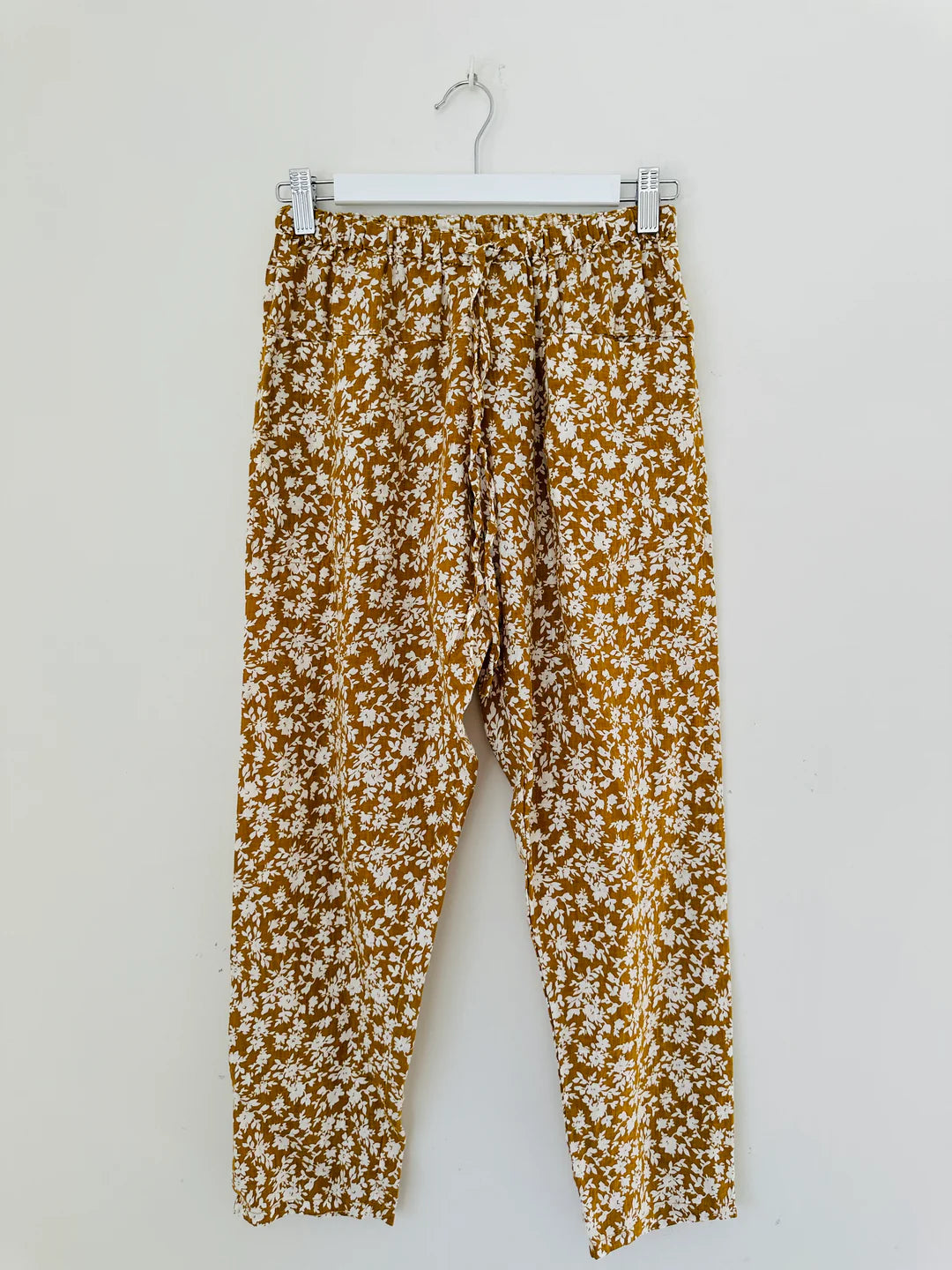 Frockk     "Jessie Pants"       Tumeric Floral   -  Sizes:   S  L XL