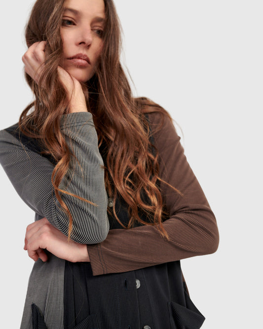 Alembika  Shadow Cupro Relaxed Cardigan - Sizes: 12 14 16