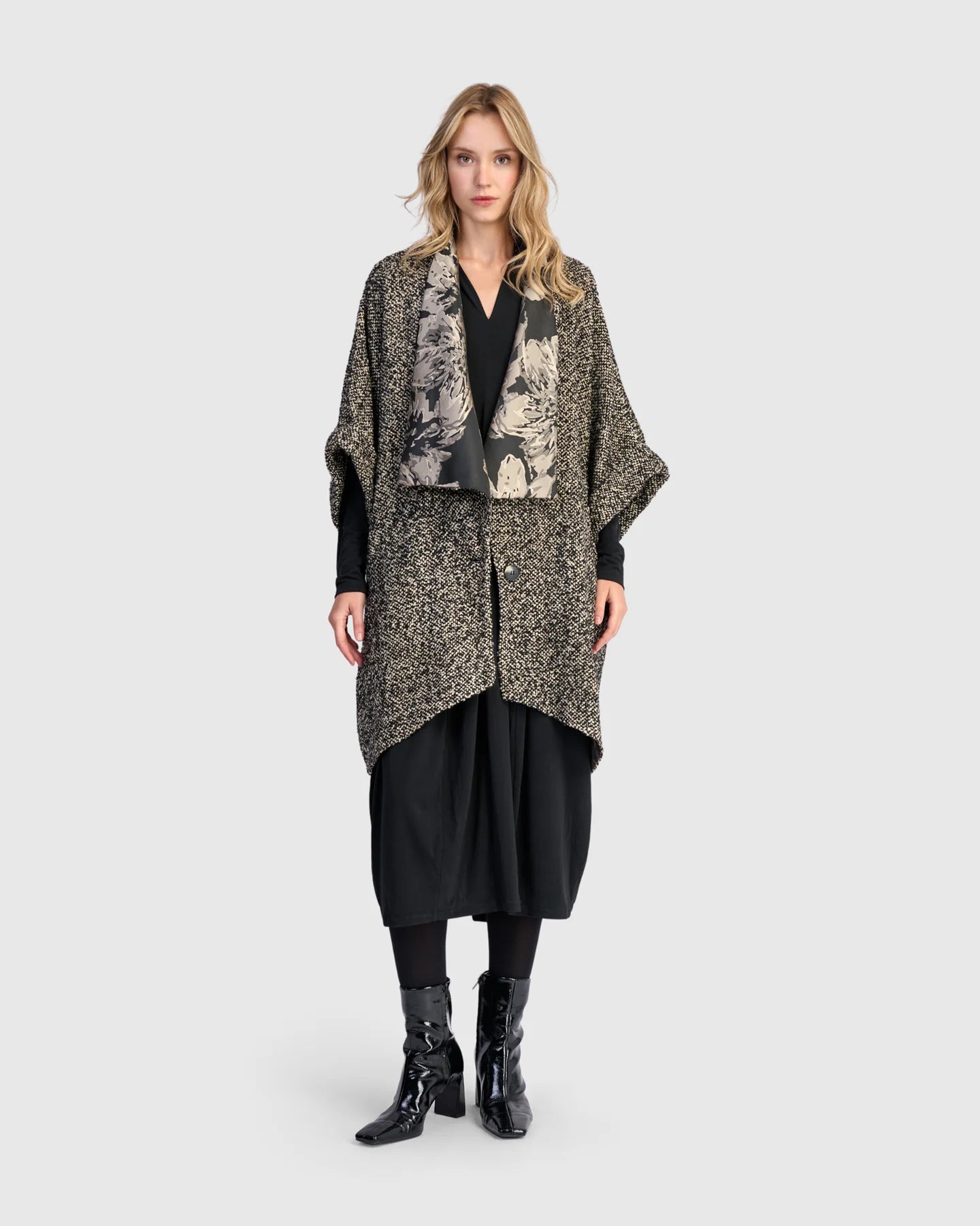 Alembika  Delice Boucle Coat - Glow Print - Sizes: S M