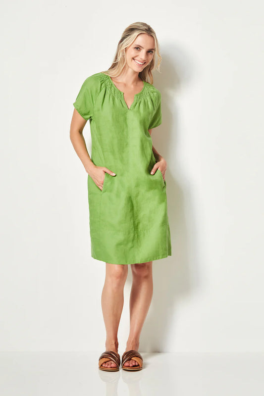 Verge    "Joanna Dress"     Lime   -    Sizes:    XL