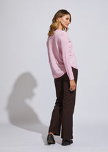 Load image into Gallery viewer, ld &amp; Co  Fondant Pink Textured V Fine Knit Pullover - Sizes: XS  S  M  L  XL