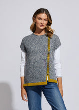 Load image into Gallery viewer, ld &amp; Co  Steel/Gray Marl Cord Detail Vest - Sizes: L