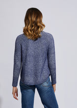 Load image into Gallery viewer, ld &amp; Co  Galactic Navy Mouline Knit Jumper - Sizes: S  M  L  XL