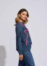 Load image into Gallery viewer, SALE  l d &amp; Co  Denim   &quot;Curly Wurly&quot; Jumper   -   Sizes:   XS