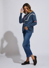 Load image into Gallery viewer, SALE  l d &amp; Co  Denim   &quot;Curly Wurly&quot; Jumper   -   Sizes:   XS