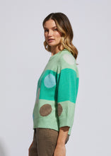 Load image into Gallery viewer, ld &amp; Co  Mint/Spearmint Spot-Stripe Jumper - Sizes:  XS  S  M