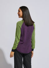 Load image into Gallery viewer, l d &amp; co   Charcoal Mix Waffle Block Jumper   -   Sizes: XS  S   XL