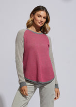 Load image into Gallery viewer, ld &amp; Co  Graphite Mix Waffle Block Jumper - Sizes: XS  S  M  L