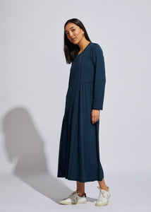 ld & Co  Elemental Teal Long Sleeve Panel Dress - Sizes:  M  L  XL