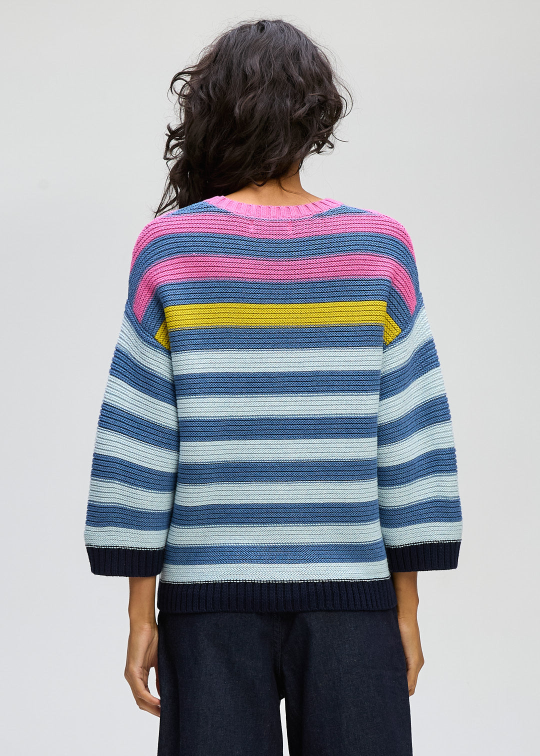 Ld+ Co Chunky Striped Crew - Sizes: XS S