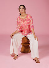 Load image into Gallery viewer, Loobie&#39;s Story Bone Silk Palazzo Pant - Sizes: 8