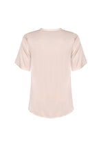 Load image into Gallery viewer, SALE  Loobie&#39;s Story  &quot;Luxe Top&quot; Bone Silk Round Neck Top - Sizes: 8   12