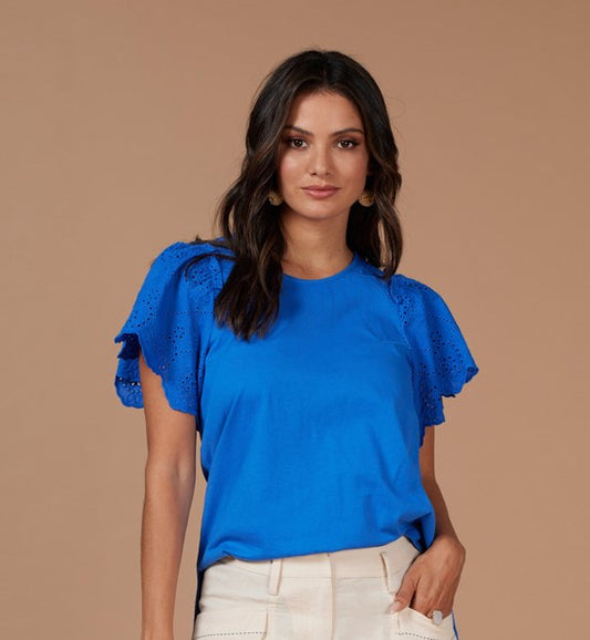 SALE Loobie's Story   "Dali Tee"  -  Cobalt   -   Sizes:   14