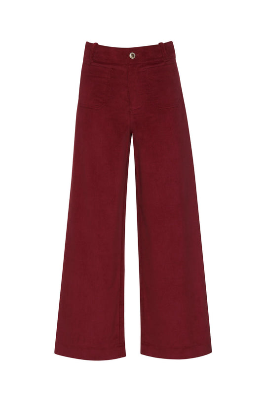 SALE   Loobie's Story   "Edith Pant"     Cranberry   -   Sizes: 10 12 14