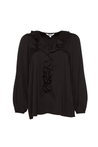 Loobie's Story "Luxe Blouse" - Black - Sizes: 10 12 14 16