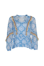 Load image into Gallery viewer, Loobie&#39;s Story Bluebell Anacapri Blouse Sizes:  10 12