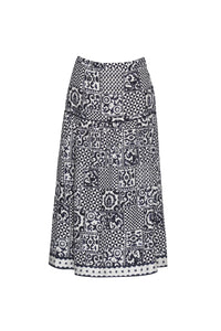 Loobie's Story    "Athena Skirt"     Indigo Multi   -   Size:  14