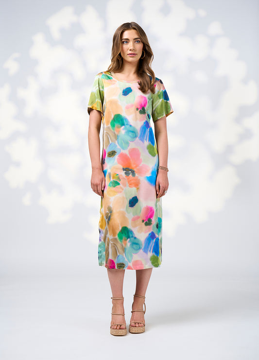 SALE   Loobie's Story    "Free Spirit Dress"   -   Poppy Floral   -  Sizes:  8 10 12 14