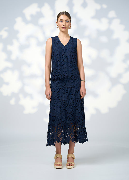 Loobie's Story  Keira Skirt - Indigo - Sizes: 12 14