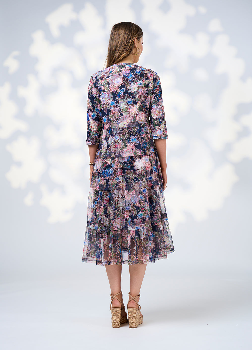 Loobie's Story    "Maeve Tulle Dress"     Indigo Multi   -   Sizes:  12