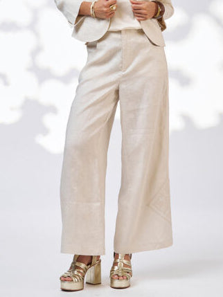 Loobie's Story     "Lia Pants"   -  Ecru   -   Sizes:  8 10 14