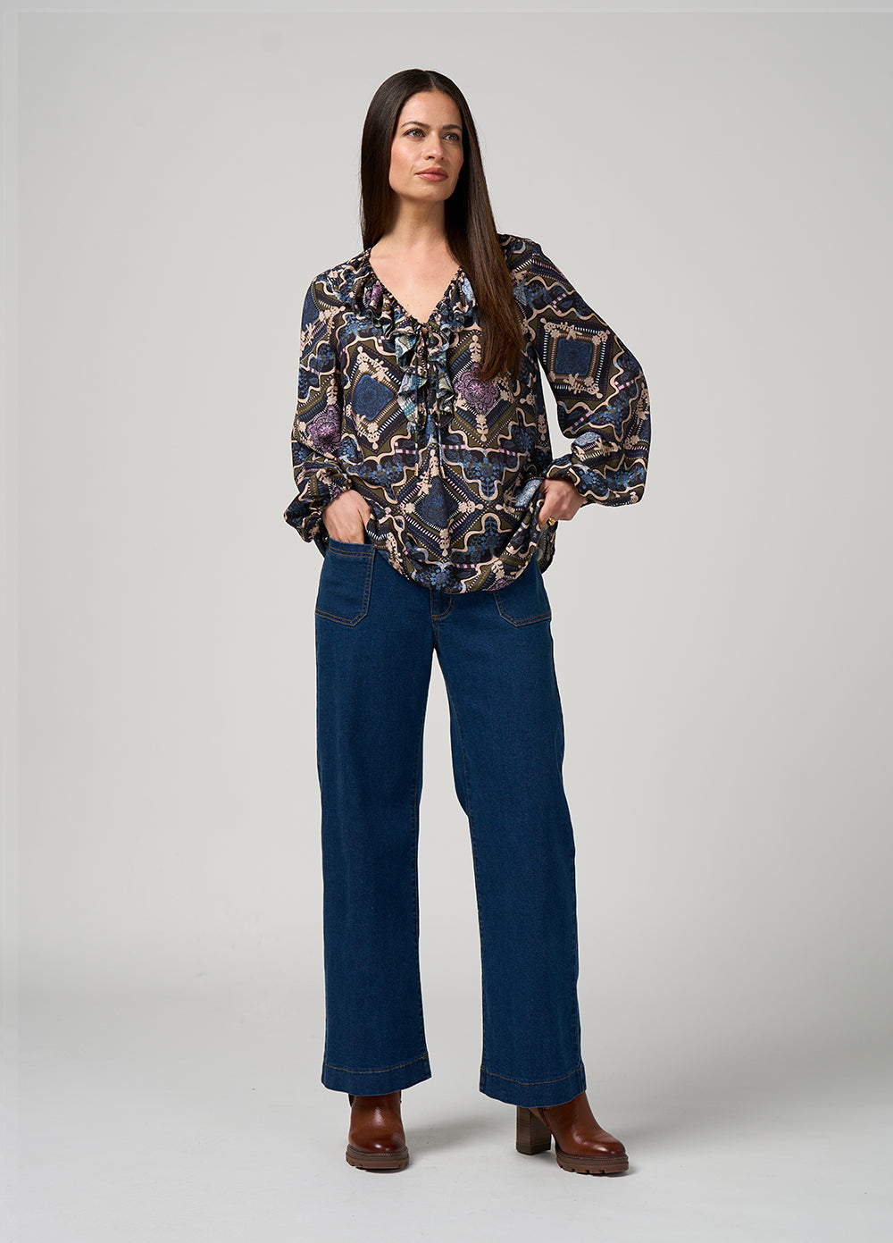 Loobie's Story "Regalia" Blouse - Sizes: 10 12 14 16