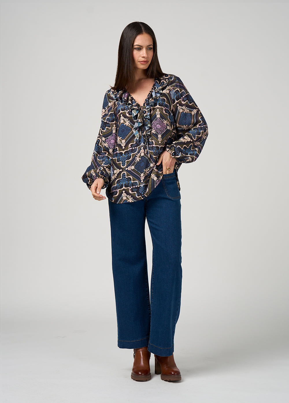 Loobie's Story "Regalia" Blouse - Sizes: 10 12 14 16