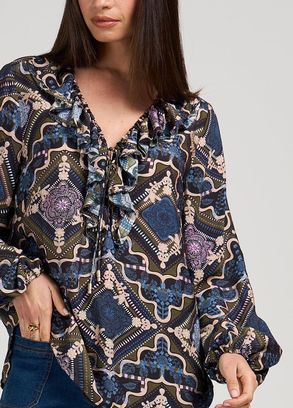 Loobie's Story "Regalia" Blouse - Sizes: 10 12 14 16