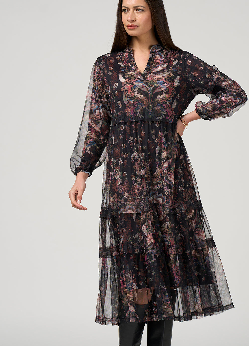 Loobie's Story "Antoinette Tulle Dress" - Black - Sizes:  14 16