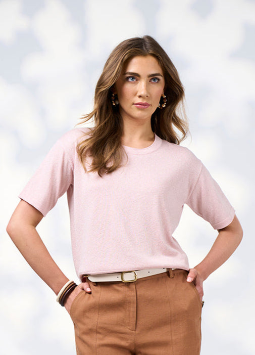 Loobie's Story    "Mica Tee"     Blush    -   Size: XS