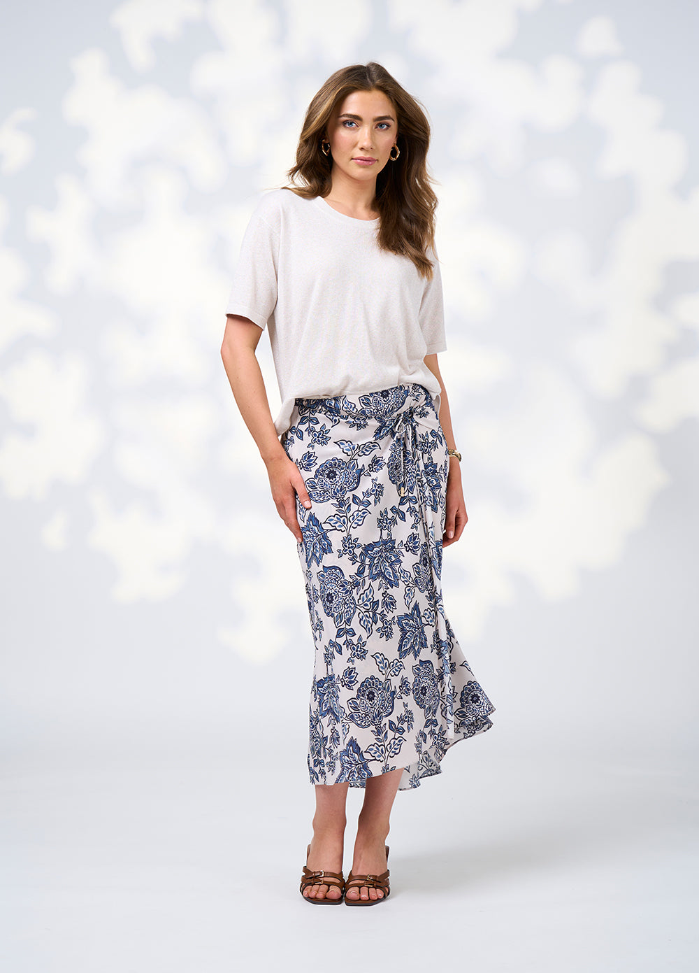 Loobie's Story Indie Skirt  - Bone Multi - Sizes:  10  14