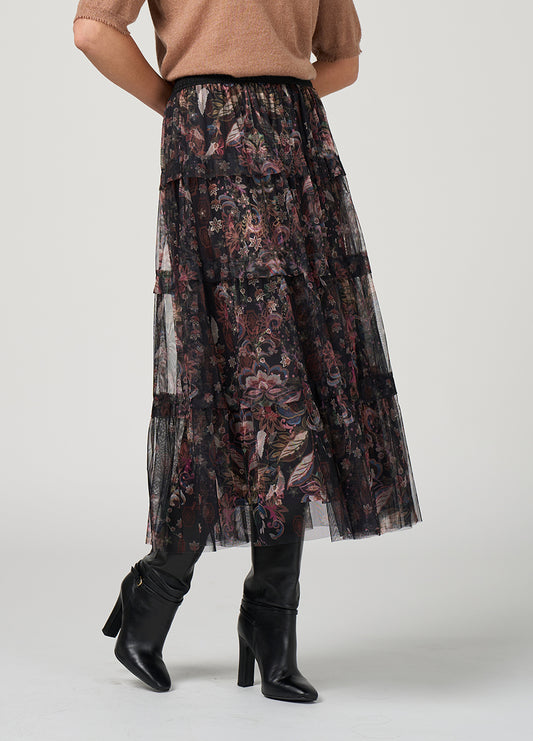 Loobie's Story "Antoinette Skirt" - Black - Sizes: 12