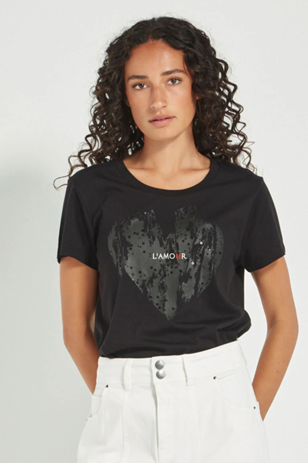Verge   " L'Amour Top"     Black   -   Sizes:  S M L XL