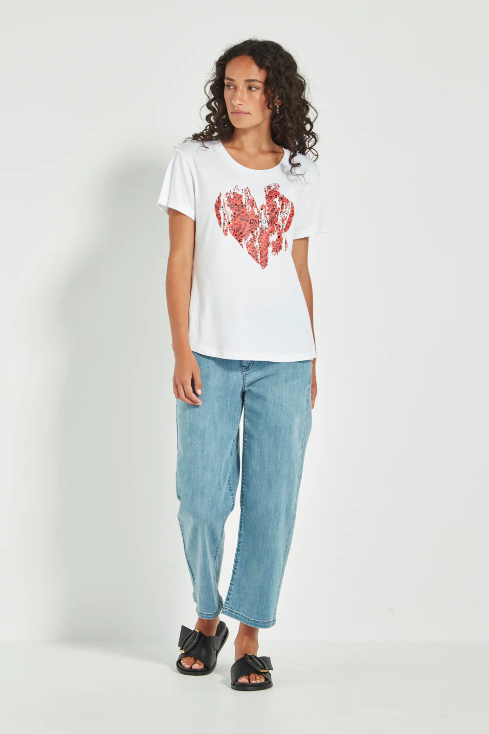 Verge    "L'Amour Top"     White    -    Sizes:  S M L XL