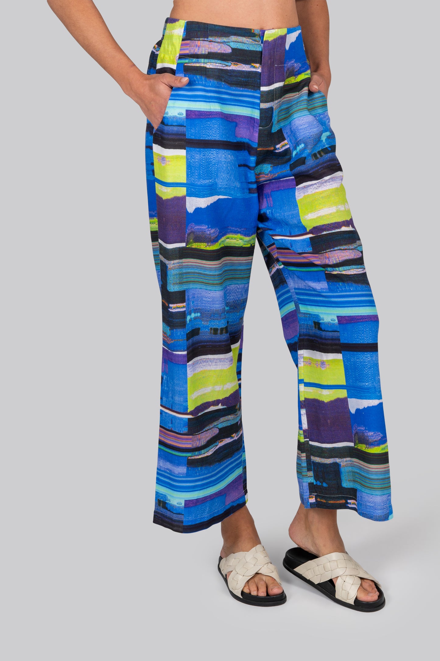 Kaleido "Graphic Print" High Waisted Pant - Sizes: 10 12 14 16