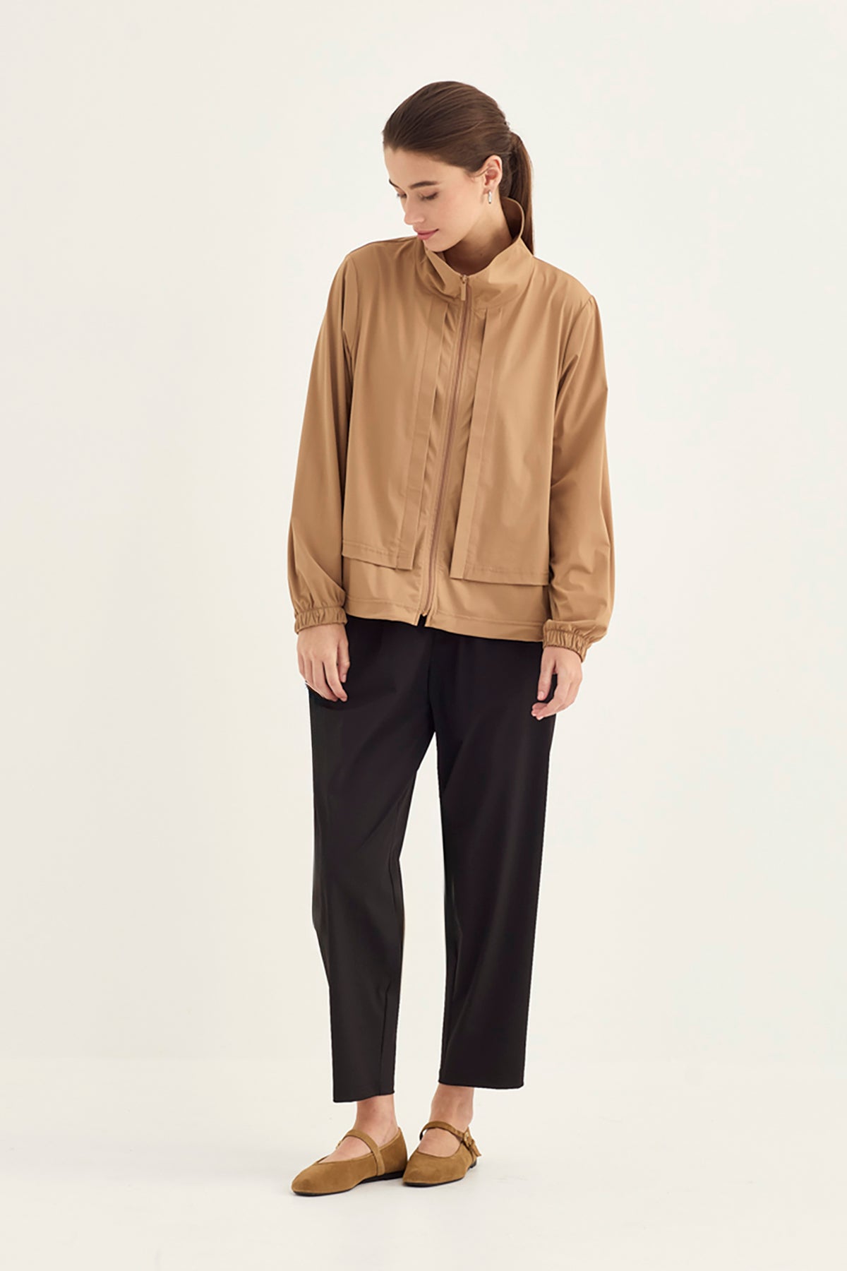 Verge "Motion Jacket" - Caramel - Sizes: XS S M L XL