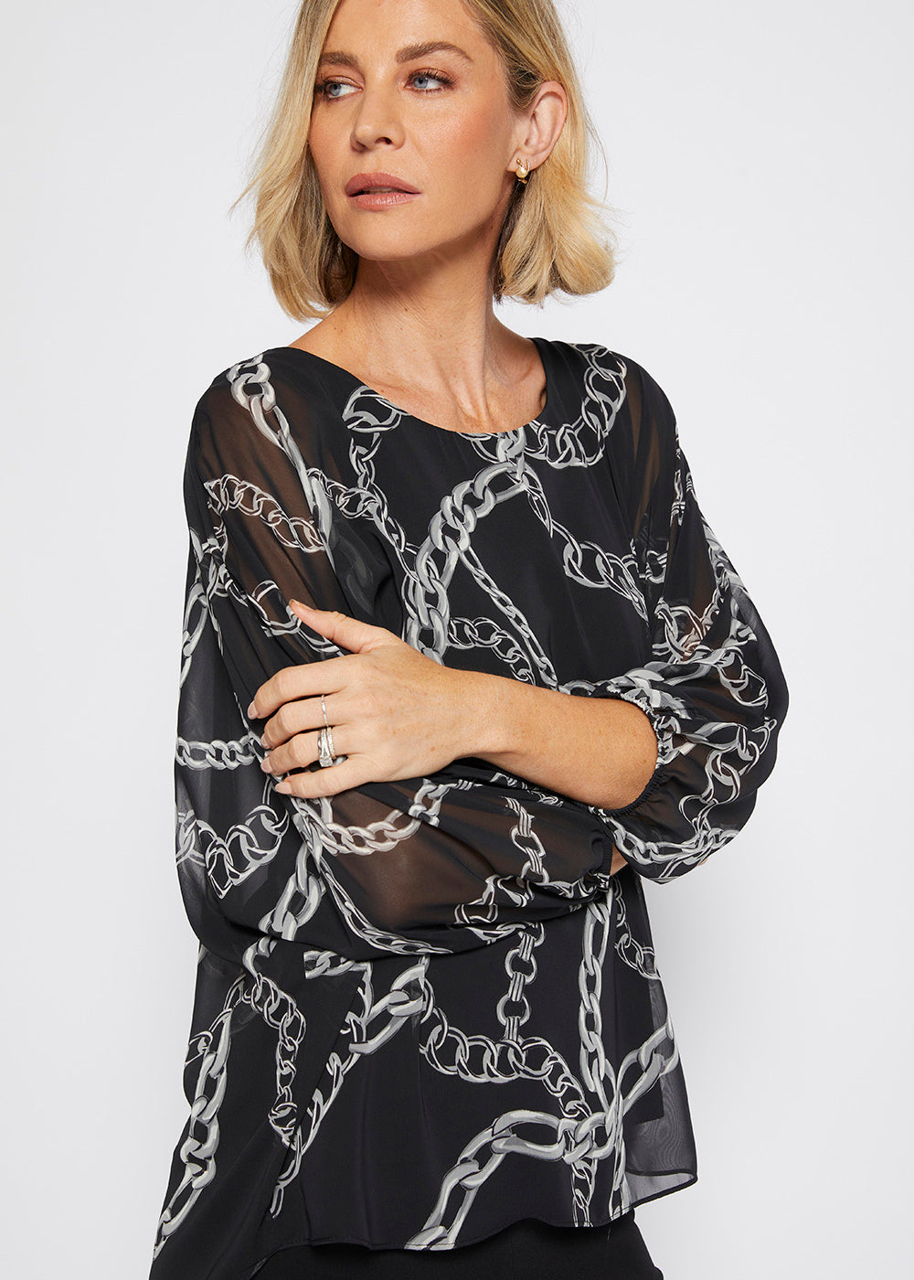 Philosophy 'Jules' Tunic _ Necklace Print - Sizes: 12 14 16