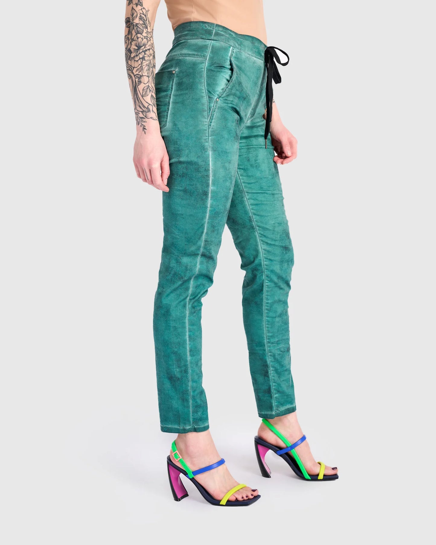 Alembika Candy Stretch Iconic Jeans - Aqua - 8(0) 10(1) 12(2) 14(3) 16(4)