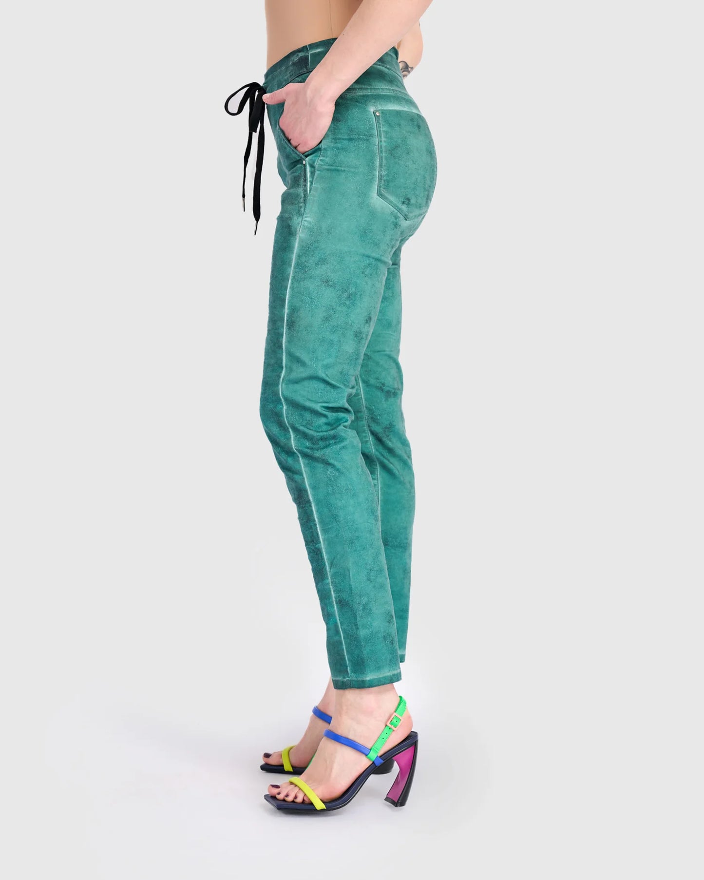 Alembika Candy Stretch Iconic Jeans - Aqua - 8(0) 10(1) 12(2) 14(3) 16(4)