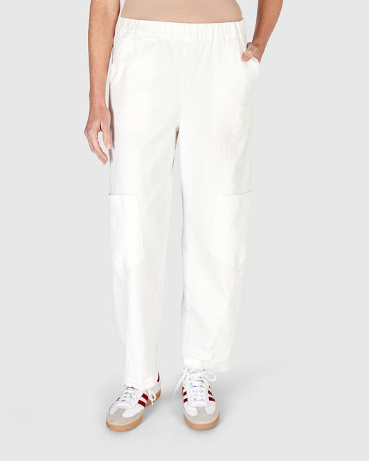 SALE  Alembika   White Papaya Relaxed Pants   -   Size: 16